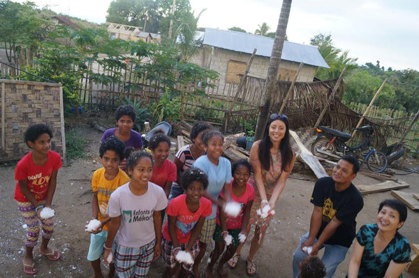 Rachel Grant with the Aetas of the Philippines