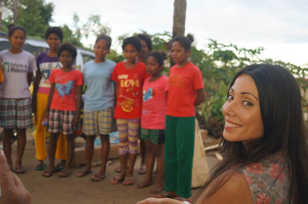 Rachel Grant visits Aetas people of the Philippines