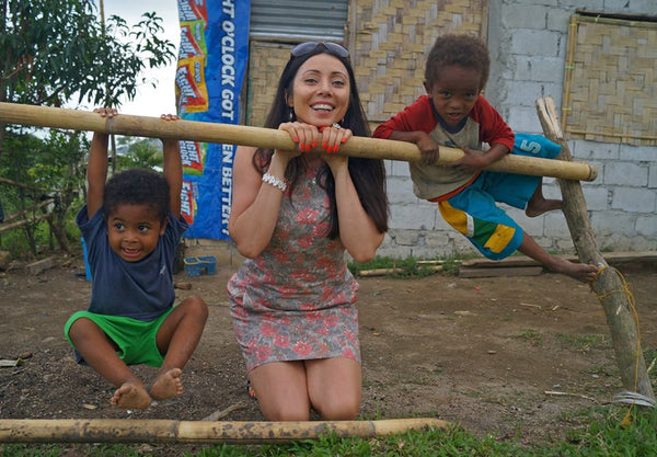 Aetas children playing in the Philippines