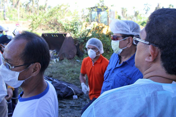 Typhoon Haiyan relief work