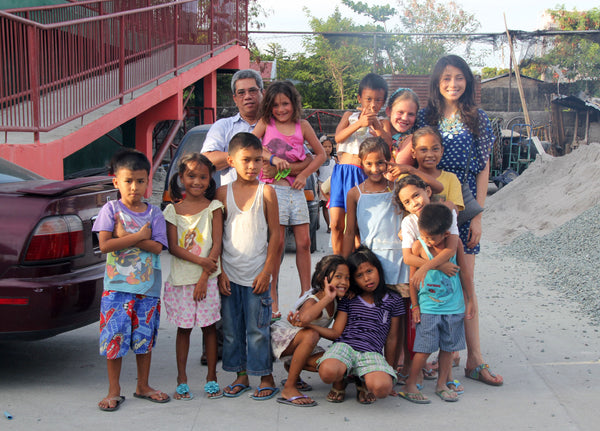 Rebuilt slum-site